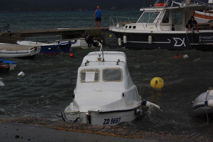 Tramontana u Zadru 26. kolovoza 2012.