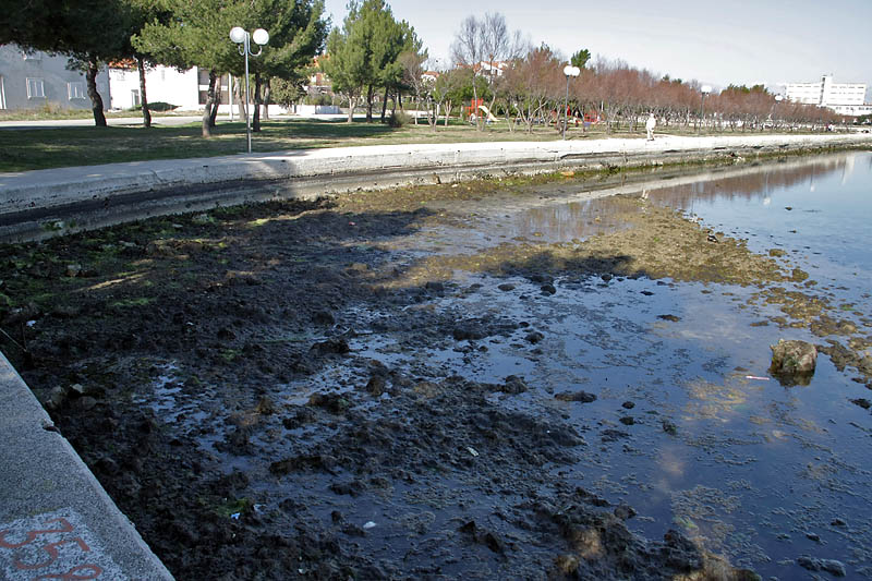 Oseka u Zadru more se povuklo nekih 50-ak cm