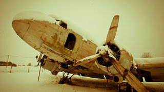 Priča zaboravljenog aviona u Otočcu, foto: Leo Banic