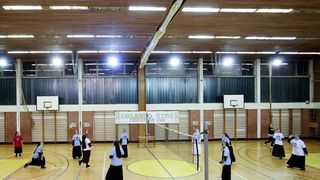 Zagreb: Sportske igre redovnica u OŠ Mato Lovrak. Photo: Goran Jakus/PIXSELL