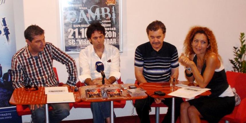 Najava rođendanskog koncerta klape Cambi Najava rođendanskog koncerta klape Cambi