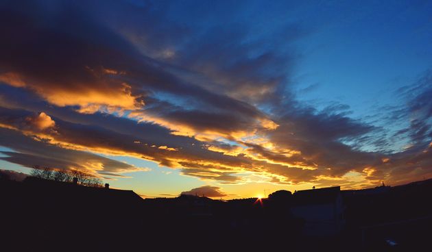 Zimsko svitanje i igra oblaka, foto: Iva Perinčić