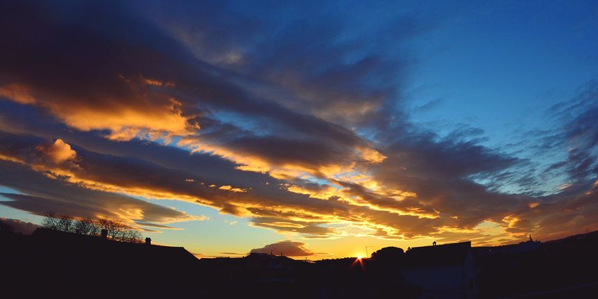 Zimsko svitanje i igra oblaka, foto: Iva Perinčić