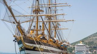 Talijanski školski brod “Amerigo Vespucci” u Dubrovniku. Photo. Grgo Jelavić/PIXSELL