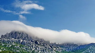 Pogled s Tulovih greda i paška bonaca