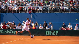 Davis Cup: Vruća navijačka atmosfera u meču Ćilića i Querreya