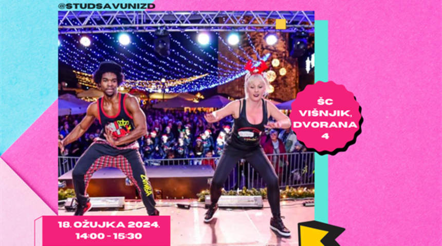 Besplatan trening zumbe za zadarske studente Besplatan trening zumbe za zadarske studente