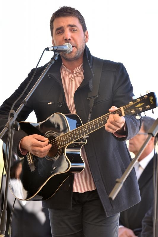 Zadar danas obiljezava 25. obljetnicu obrane Grada. 6. listopada 1991. otporom hrvatskih branitelja sprijecen je prodor srpskih snaga u grad. Kod spomen obiljezja na Dracevcu odrzan je svecani skup. Photo: Dino Stanin/PIXSELL