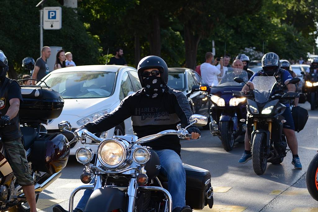 Defile bajkera ulicama Zadra u povodu 10. rođendana Moto kluba Beštije. Foto: Jadra NeveraZD Defile bajkera ulicama Zadra u povodu 10. rođendana Moto kluba Beštije. Foto: Jadra NeveraZD