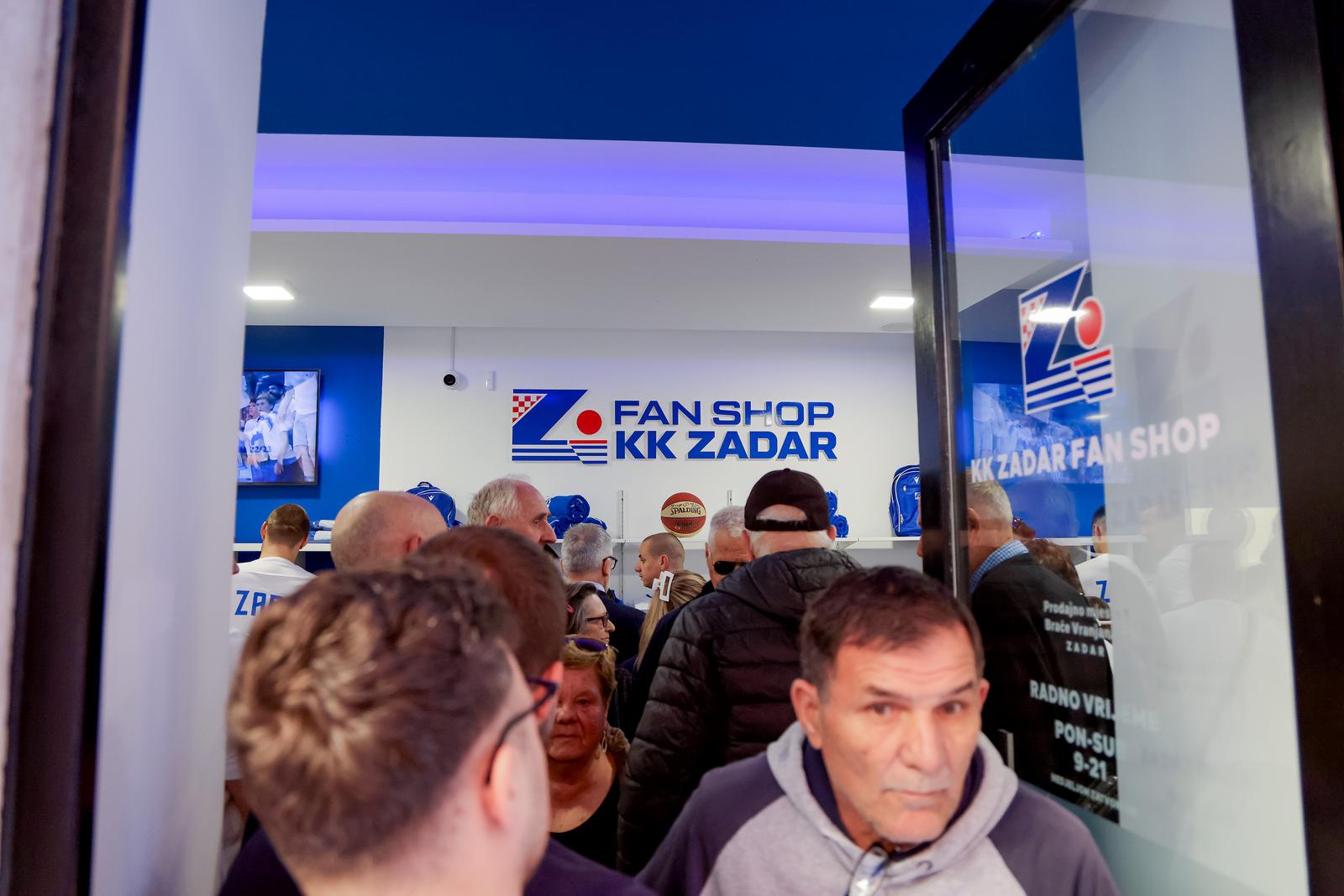 Otvorenje Fan shopa KK Zadar
