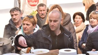 Priprema rižota s plodovima mora u sklopu Tuna, Sushi & Wine Festivala Priprema rižota s plodovima mora u sklopu Tuna, Sushi & Wine Festivala