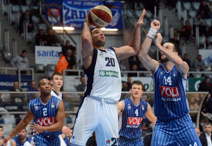 ABA liga, 15. kolo: KK Zadar – KK Budućnost Voli 78-76