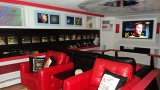 Mini Enterprise u domu najvećeg fana Star Treka, foto: Line Rainville