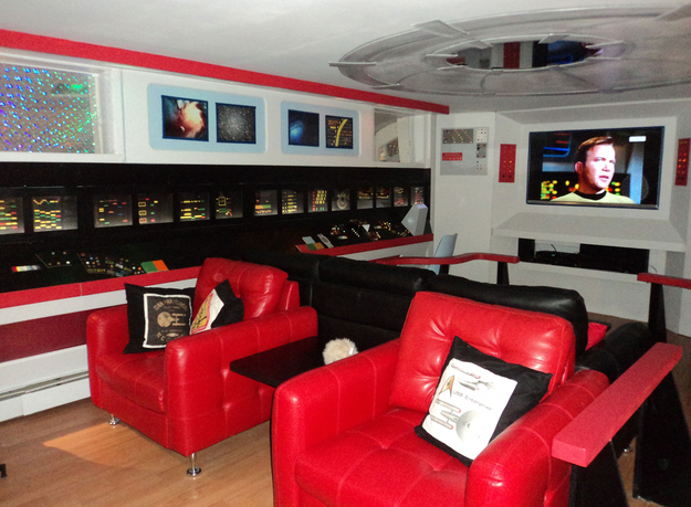 Mini Enterprise u domu najvećeg fana Star Treka, foto: Line Rainville