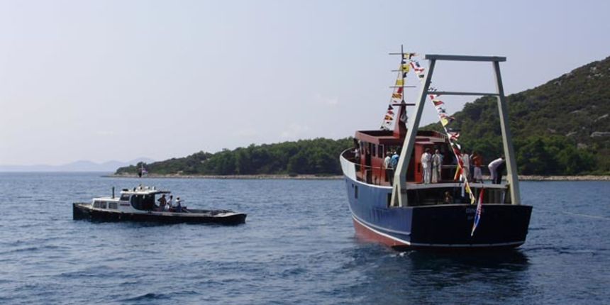 Porinuta kočarica u Lamjani Porinuta kočarica u Lamjani