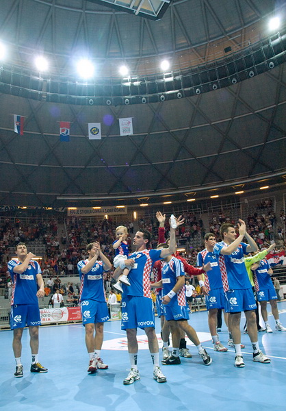 Zadar: Hrvatska-Slovacka 34-21, Foto: Sasa Cuka