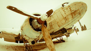 Priča zaboravljenog aviona u Otočcu, foto: Leo Banic