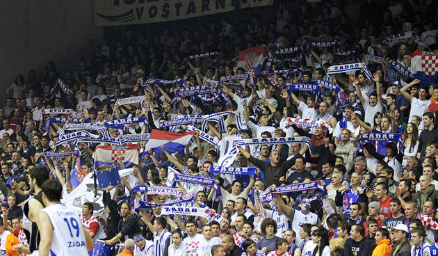 KK Zadar – KK Partizan 26.01.2008. – Tornado Zadar – Navijaci