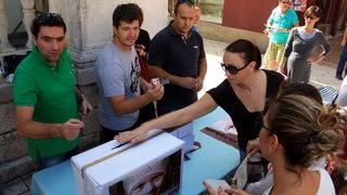 Narodni trg: Humanitarna akcija “Karta života” za malenu Stephanie, foto: Mladen Malik Narodni trg: Humanitarna akcija “Karta života” za malenu Stephanie, foto: Mladen Malik