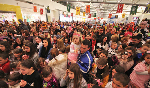 Dječji karneval u Supernova centru (foto:Saša Čuka)