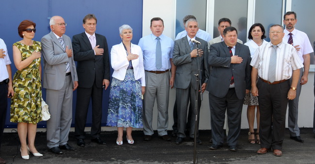 Zadar, 170710.
Jadranka Kosor pustila je u rad sustav za navodnavanje na poljoprivrednom podrucju Bastica.
Foto: Vladimir Ivanov / CROPIX