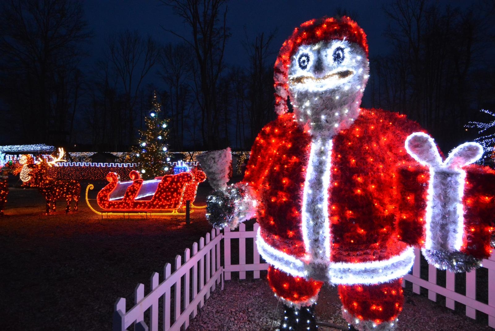 Uz 2,5 milijuna lampica zasjala ovogodišnja božićna bajka u Salajlandu Uz 2,5 milijuna lampica zasjala ovogodišnja božićna bajka u Salajlandu
