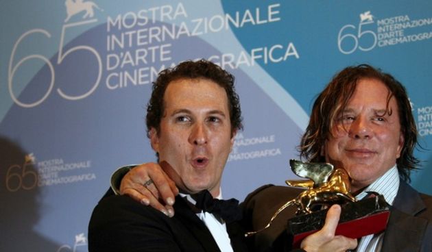 Darren Aronofsky i Mickey Rourke (Foto:Reuters)