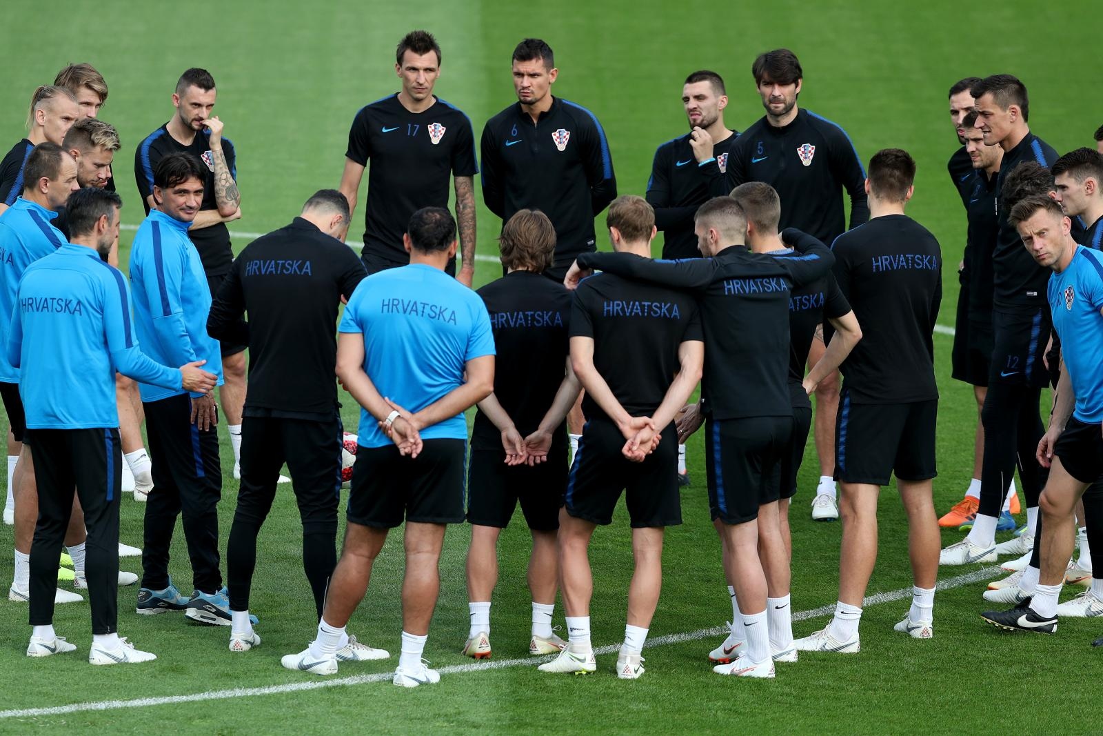 Posljednji trening hrvatske reprezentacije pred finale Svjetskog prvenstva