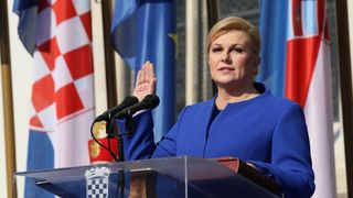Inauguracija predsjednice Kolinde Grabar Kitarović na Trgu sv. Marka, Foto: Photo: HINA/POOL/PIXSELL