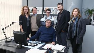 Prva klapa snimanja nove HTV-ove serije “Novine”, redatelja Dalibora Matanića Jednu od glavnih uloga ima Zadranka Tihana Lazović. Foto: Željko Lukunić/PIXSELL Prva klapa snimanja nove HTV-ove serije “Novine”, redatelja Dalibora Matanića Jednu od glavnih uloga ima Zadranka Tihana Lazović. Foto: Željko Lukunić/PIXSELL