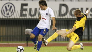 Split, 050810.
Gradski stadion Poljud.
Uzvratna utakmica treceg pretkola Europske lige izmedju Hajduka i Dinama iz Bukuresta.
Na fotografiji: popgodak Ante Vukusica.
Foto: Ante Cizmic / CROPIX Split, 050810.
Gradski stadion Poljud.
Uzvratna utakmica treceg pretkola Europske lige izmedju Hajduka i Dinama iz Bukuresta.
Na fotografiji: popgodak Ante Vukusica.
Foto: Ante Cizmic / CROPIX