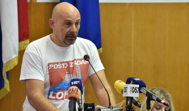 Zadar – 18. sjednica Gradskog vijeca. Marko Pupić Bakrač. Photo: Dino Stanin/PIXSELL