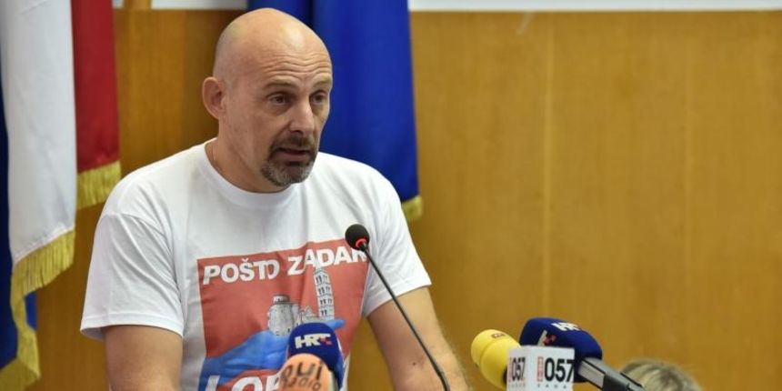 Zadar – 18. sjednica Gradskog vijeca. Marko Pupić Bakrač. Photo: Dino Stanin/PIXSELL Zadar – 18. sjednica Gradskog vijeca. Marko Pupić Bakrač. Photo: Dino Stanin/PIXSELL