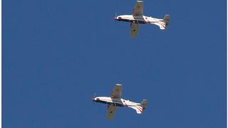 Međunarodni aeromiting u mađarskom Kecskemetu, 3. kolovoza, Krila Oluje, foto: Petar Mežnarek Međunarodni aeromiting u mađarskom Kecskemetu, 3. kolovoza, Krila Oluje, foto: Petar Mežnarek