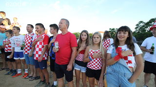 Bibinje: Navijanje za Vatrene i fešta nakon pobjede nad Rusijom