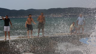 Tramontana u Zadru 26. kolovoza 2012.