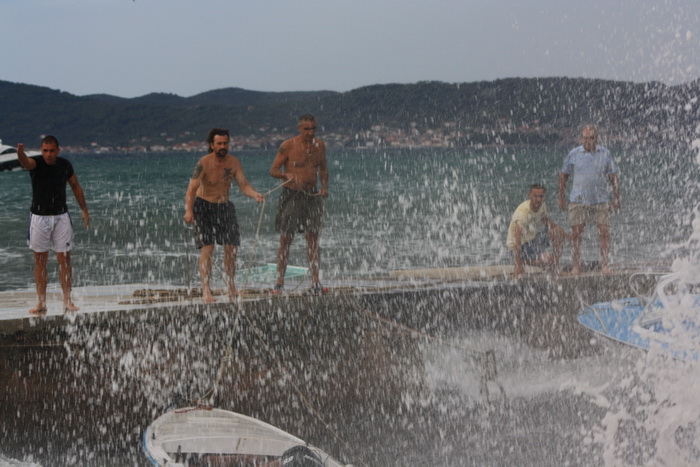 Tramontana u Zadru 26. kolovoza 2012.