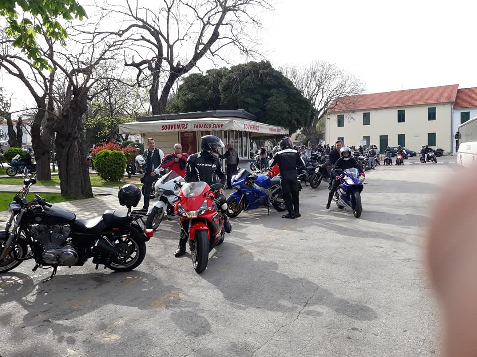 Bajkeri Dalmacije na blagoslovu motora u Biogradu na moru