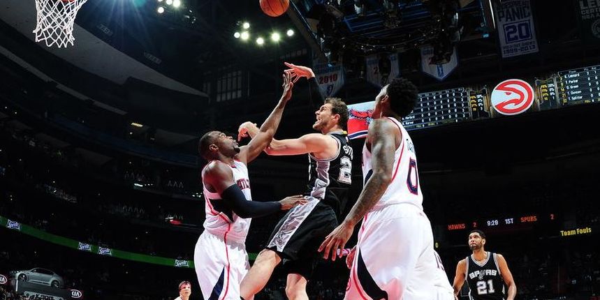 Thiago Splitter, foto: San Antonio Spurs ‏@spurs