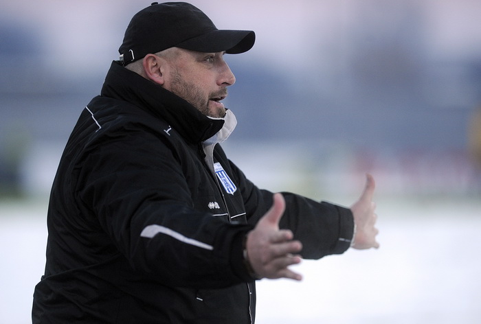 Karlovac, 271110.
Gradski stadion Karlovac
Nogometna utakmica 17. kola Prve HNL izmedju NK Karlovac i NK Zadar.
Na slici: trener NK Karlovac Ivan Pamic.
Foto: Sime Sokota / CROPIX Karlovac, 271110.
Gradski stadion Karlovac
Nogometna utakmica 17. kola Prve HNL izmedju NK Karlovac i NK Zadar.
Na slici: trener NK Karlovac Ivan Pamic.
Foto: Sime Sokota / CROPIX