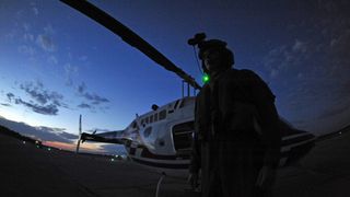 Završena obuka i trenaža noćnog letenja u eskadrili helikoptera. Foto: T. Brandt/MORH