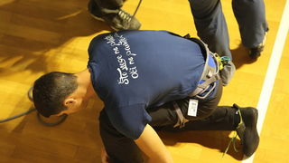 Bibinje: Županijsko natjecanje u sportskom penjanju na umjetnoj stijeni. Foto: Leo Banić