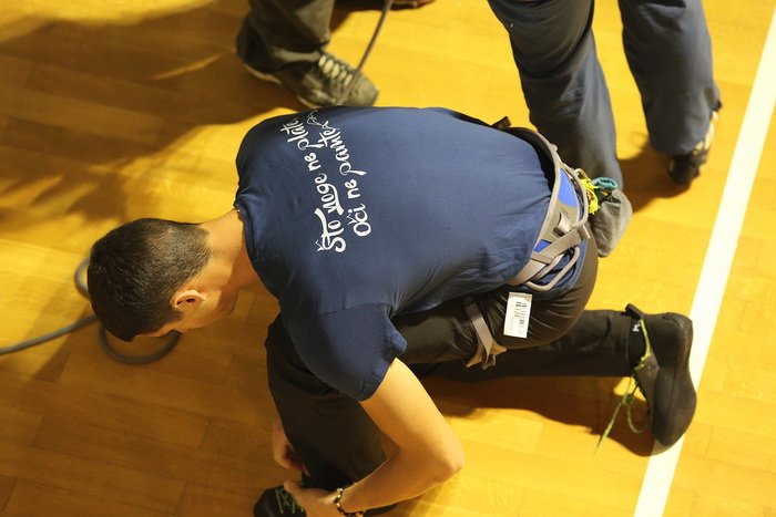 Bibinje: Županijsko natjecanje u sportskom penjanju na umjetnoj stijeni. Foto: Leo Banić