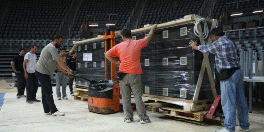 Podizanje semafora u novoj dvorani SC Visnjik