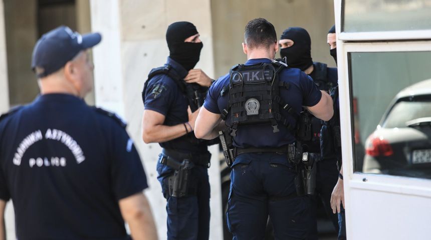 Grčka Atena AEK policija Grčka Atena AEK policija
