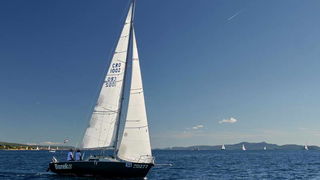 Zadarska Koka 2016. gledana s mora. Foto: Leonard Kvarantan Zadarska Koka 2016. gledana s mora. Foto: Leonard Kvarantan