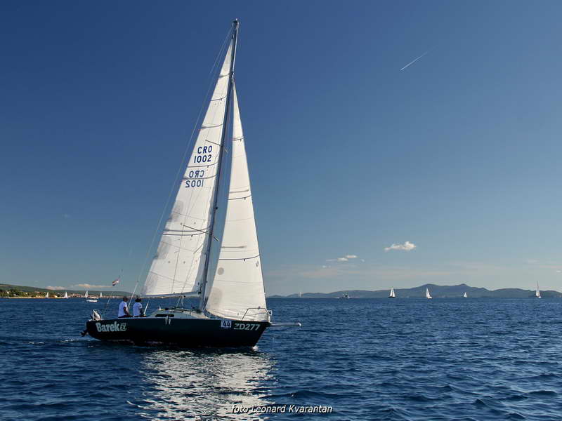 Zadarska Koka 2016. gledana s mora. Foto: Leonard Kvarantan Zadarska Koka 2016. gledana s mora. Foto: Leonard Kvarantan