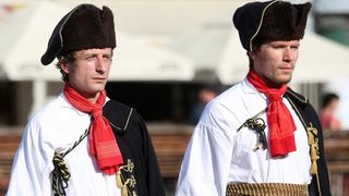 Zagreb: Počasna satnija Kravat pukovnije na Dolcu