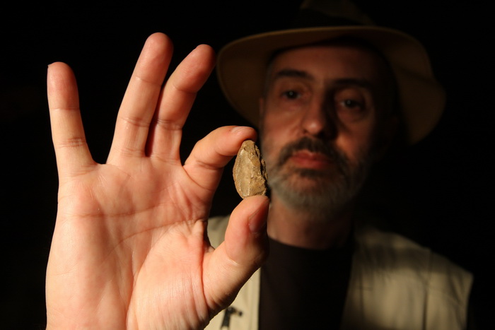 Zadar, 060712.
Predstavljanje novih arheoloskih nalaza iz spilje neandertalaca iz srednjeg paleolitika. Spilja se nalazi u kanjonu ispod utvrde Klicevica u blizini Benkovca. Arheolozi su pronasli ostatke alata kojima su se sluzili neandertalci prije 40 ti