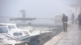 Zadrane jutros dočekala gusta magla